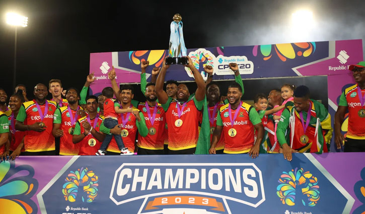 পাঁচ ফাইনাল হারের পর ষষ্ঠবারে শিরোপা জিতলো গায়ানা