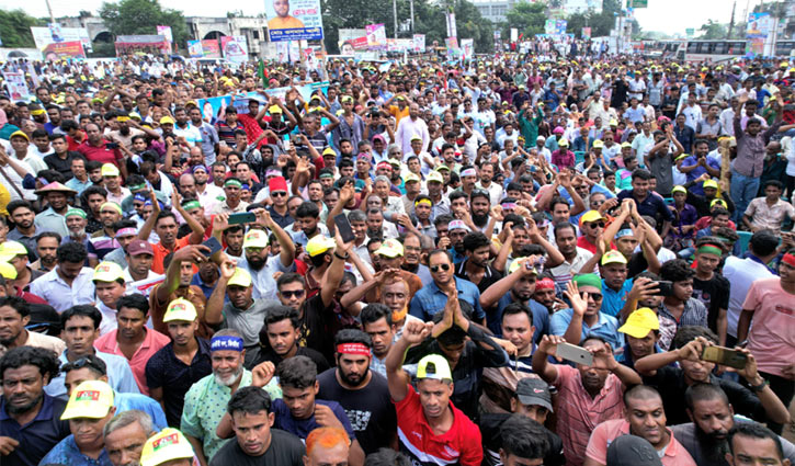 ঝিনাইদহ থেকে খুলনা বিএনপির রোডমার্চ শুরু