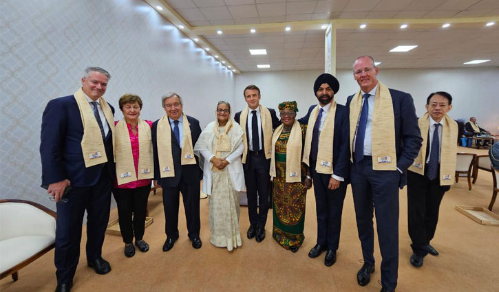 বিশ্ব নেতাদের মনোযোগের কেন্দ্রবিন্দুতে শেখ হাসিনা