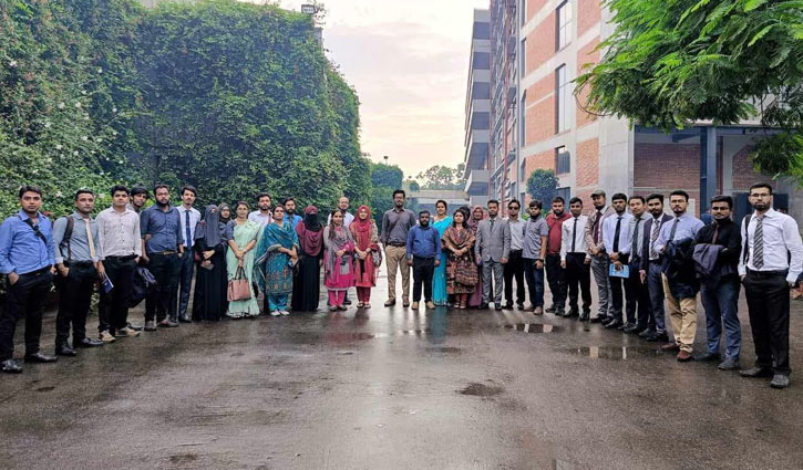 রবীন্দ্র বিশ্ববিদ্যালয়ের ম্যানেজমেন্ট বিভাগের ইন্ড্রাস্ট্রিয়াল ভিজিট