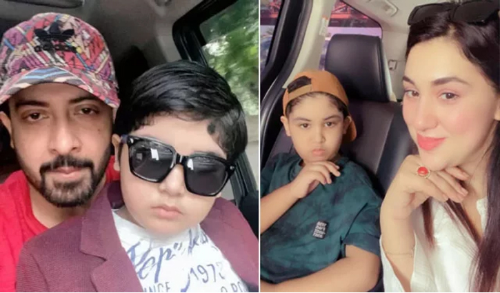 আব্রামের জন্মদিনে শাকিবের শুভেচ্ছা বার্তা