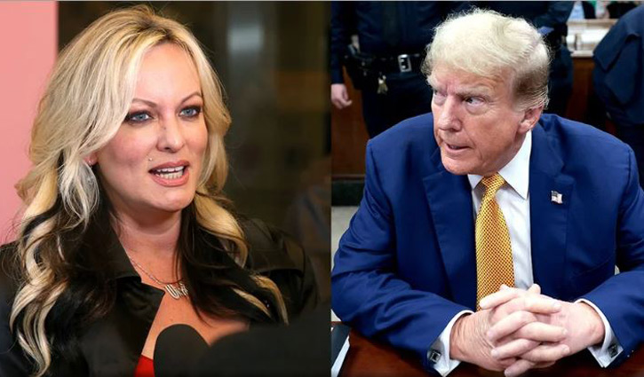 বাথরুম থেকে বের হয়েই ট্রাম্পকে অন্তর্বাস পরা দেখেছিলেন পর্নো তারকা