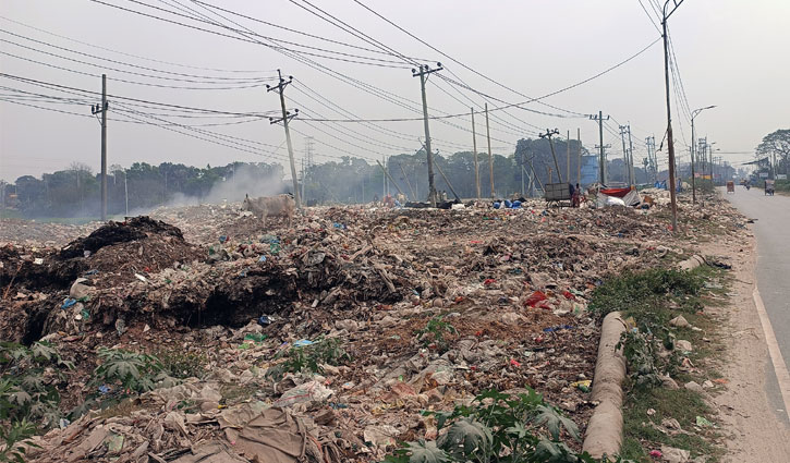 বর্জ্যে ভুগছে টাঙ্গাইল শহরবাসী