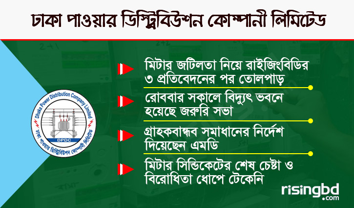 ডিপিডিসি-তে তোলপাড়, শেষ হচ্ছে মিটার বাণিজ্য ও বৈষম্য 