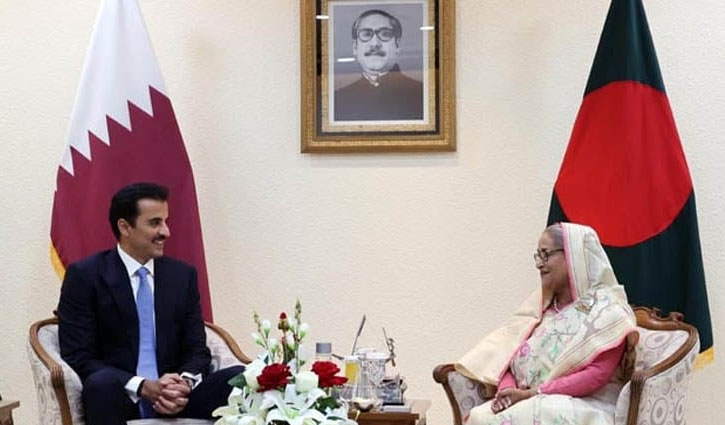Qatar emir meets with PM