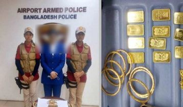 Cabin crew detained with 2kg gold at HSIA