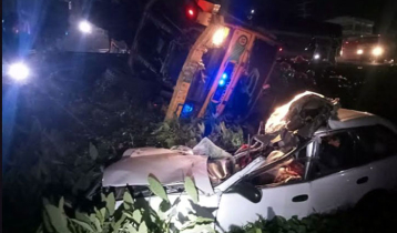 5 killed as truck rams into car in Habiganj