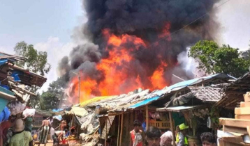 Fire breaks out at Ukhiya Rohingya camp again