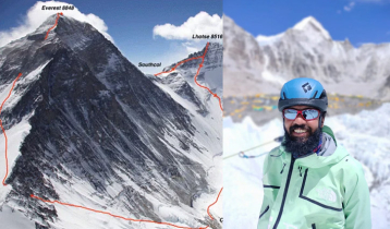 Babar Ali conquers world’s 4th highest mountain Lhotse