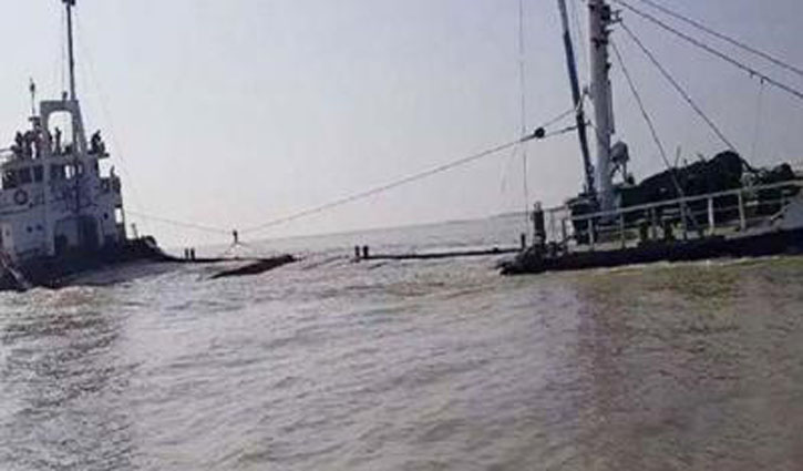 Cargo vessel capsizes in Bay, 12 sailors missing
