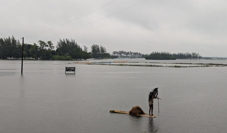 বৃ‌ষ্টির পূর্বাভাস নেই, কম‌ছে নদীর পানি