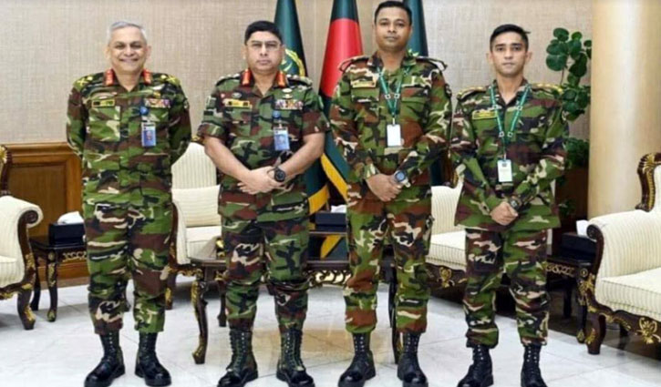 আলোচিত ক্যাপ্টেন আশিককে সাধুবাদ জানালেন সেনাপ্রধান