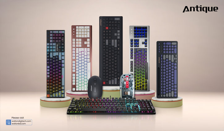 Walton launches new mechanical, RGB, rechargeable keyboard-mouse of Antique brand