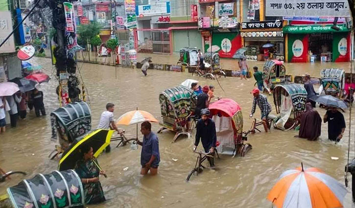চট্টগ্রামে পানিবন্দি ৫ লাখের বেশি মানুষ 