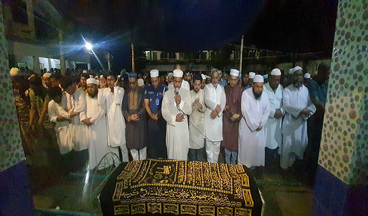 জানাজা শেষে গুলিতে নিহত ইমন টাঙ্গাইলে সমাহিত