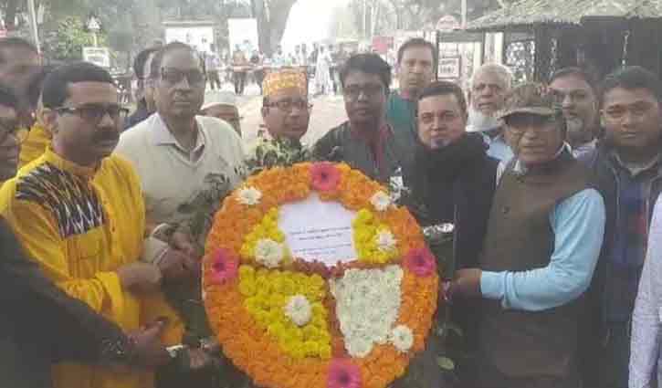 হিলির শূন্যরেখায় দুই বাংলার ভাষাপ্রেমিদের মিলনমেলা