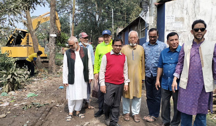 হবিগঞ্জে পুরাতন খোয়াই নদীর পরিষ্কার পরিছন্নতা কার্যক্রম