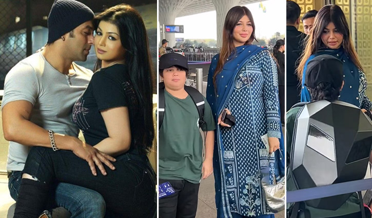 Ayesha Takia makes rare appearance with son 