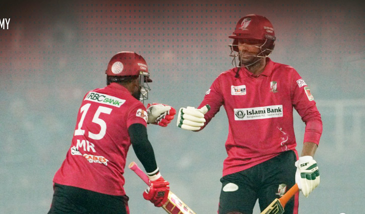 শেহজাদ-মাহমুদউল্লাহর ব্যাটে বরিশালের বড় সংগ্রহ