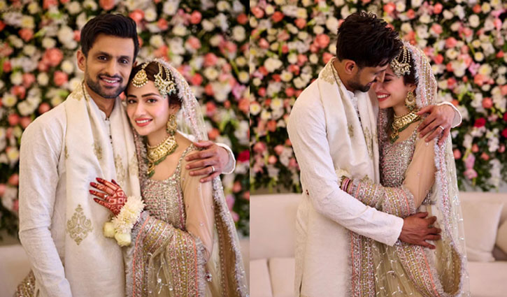 Shoaib Malik ties knot with Pakistan actor