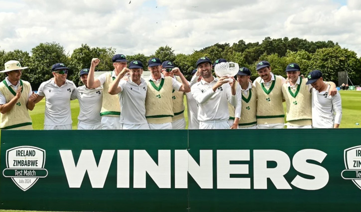 জিম্বাবুয়েকে ম্লান করে আয়ারল্যান্ডের দুর্দান্ত জয়