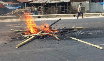 শনিরআখড়া-যাত্রাবাড়ী সড়কে সংঘর্ষ, যান চলাচল বন্ধ