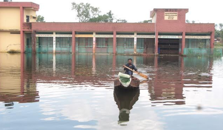 বন্যায় সিলেটের ৫০০ শিক্ষাপ্রতিষ্ঠানে পাঠদান বন্ধ