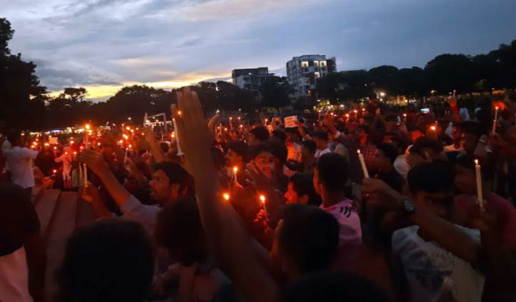 ঠাকুরগাঁওয়ে শিক্ষার্থীদের প্রতিবাদী সাংস্কৃতিক অনুষ্ঠান  