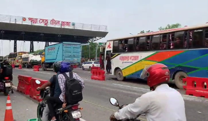 পদ্মা সেতুতে ঈদযাত্রায় ২৫ কোটি টাকা টোল আদায়