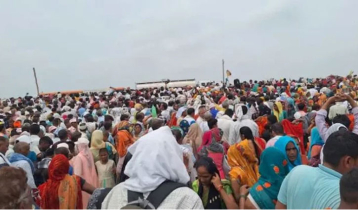 Uttar Pradesh stampede: Devotees rush to take soil from godman’s feet