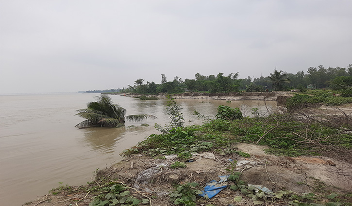 অসময়ে যমুনায় তীব্র ভাঙন, বিলীন হচ্ছে বসতভিটা
