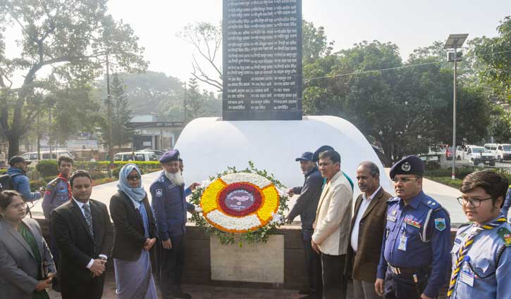 রাজশাহীতে শহীদ বুদ্ধিজীবী দিবস পালন