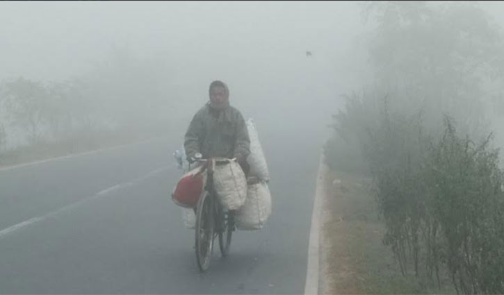 দিনাজপুরের তাপমাত্রা ১১.৮ ডিগ্রি সেলসিয়াস 