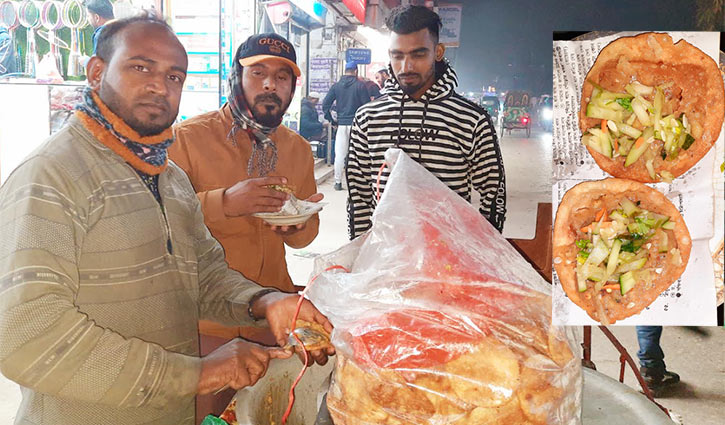 ভেলপুরি বেচেই চলছে রবিউলের সংসার