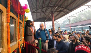 Commuter train service launched on Dhaka-Joydebpur route