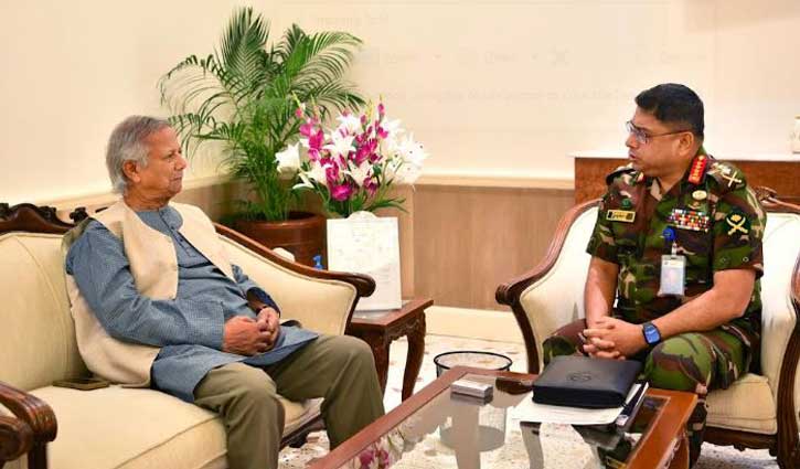 Army Chief meets Chief Adviser