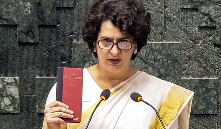 Congress creates new history in politics as Priyanka Gandhi takes oath as MP