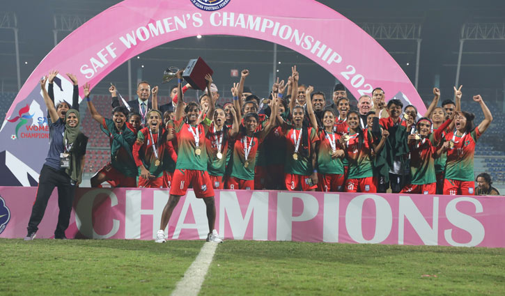 Bangladesh retains SAFF Women’s Championship title