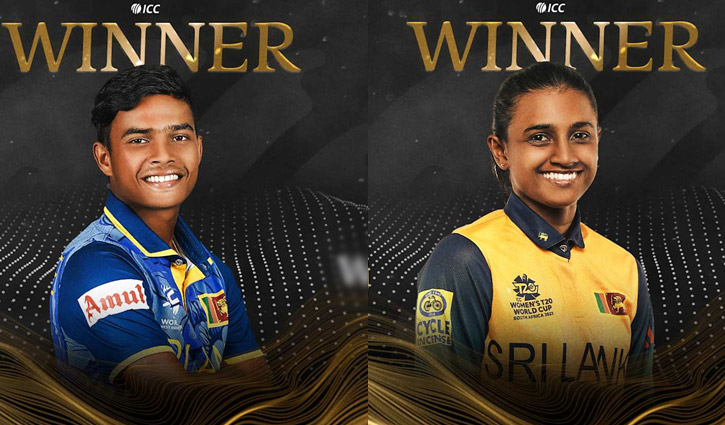 Sri Lanka`s 2 female cricketers crowned ICC Players of the Month