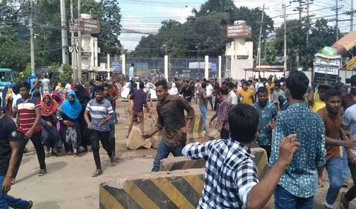 Unrest in Savar industrial area: 1500 accused in 9 cases