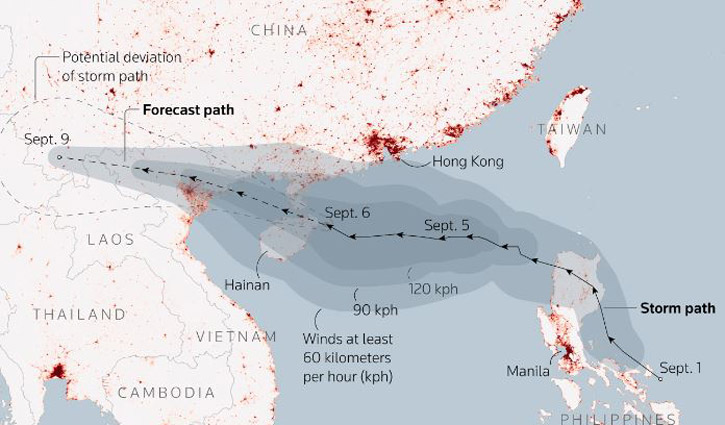 Super Typhoon Yagi hits China