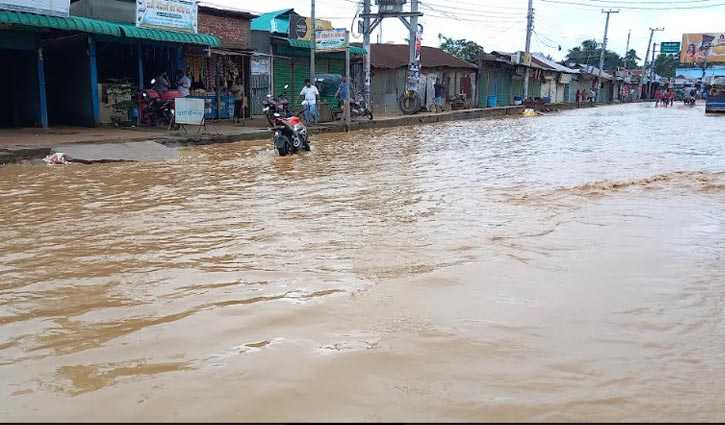 4,200 hectares of Aman fields under water in Sherpur 