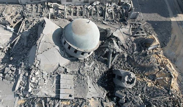 Israel destroyed 79% of mosques, 3 churches in Gaza