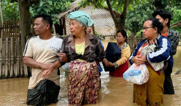 Heavy rains, floods in Myanmar