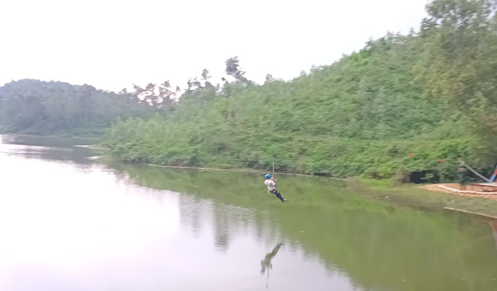 প্রান্তিক লেকে নতুন সংযোজন ‘ট্রি-টপ অ্যাডভেঞ্চার ও জিপ-লাইন ট্রলি’