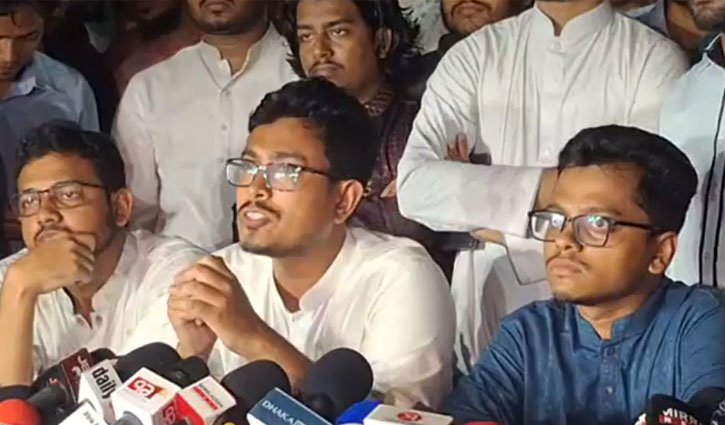 শিক্ষার্থীরা যাকে ম্যান্ডেট দেবে, তা মেনে নিতে হবে: সাদিক কায়েম