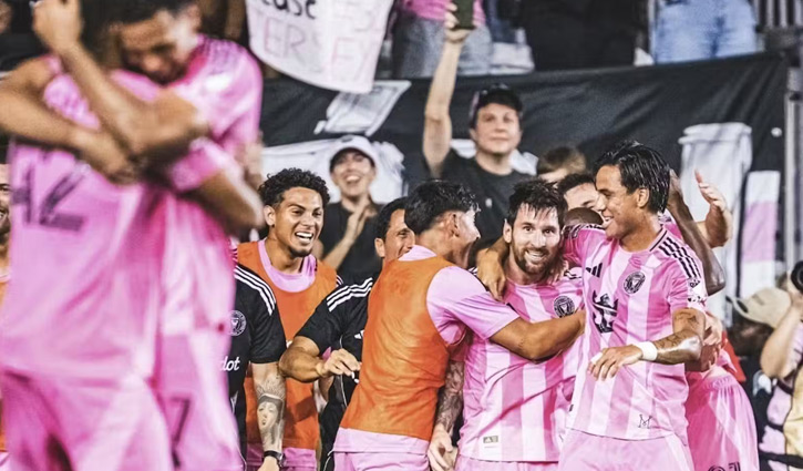 মেসির জাদুতে আবারও ফাইনালে ইন্টার মায়ামি