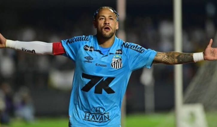 নেইমারের জোড়া গোলে সান্তোসের জয়