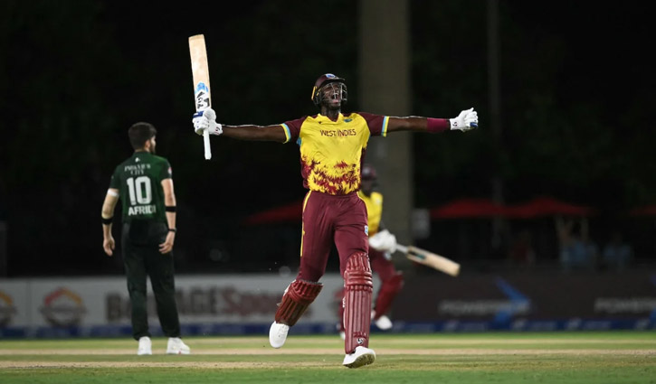শেষ বলে জিতে সিরিজে সমতা ফেরালো ওয়েস্ট ইন্ডিজ