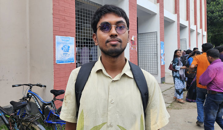 রাকসুতে ছাত্রশিবিরের প্যানেলে জুলাই বিপ্লবে চোখ হারানো দ্বীপ মাহবুব